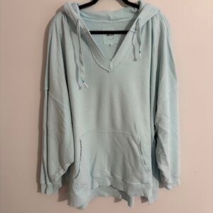 Aerie v-neck hoodie